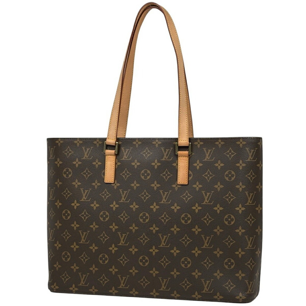 Louis Vuitton Luco Shoulder Bag Tote Monogram Brown